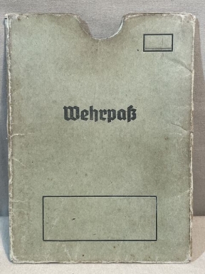 Original WWII German Wehrpa Protective Cover