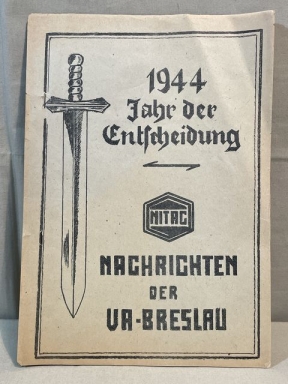 Original WWII German Book 1944 Year of Decision, 1944 Jahr der Entscheidung