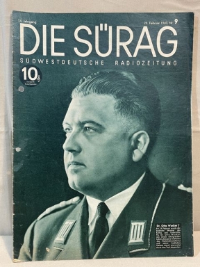Original WWII German Magazine Die Srag