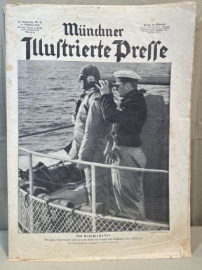 Original WWII German Magazine, Mnchner Illustrierte Presse