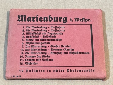 Original Nazi Era German Marienburg City Photograph Set, COMPLETE!