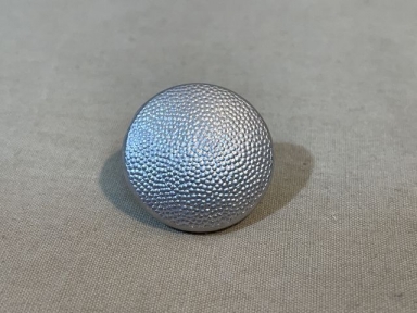 Original WWII German SILVER Pebbled Tunic Button, UNUSED 21mm
