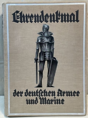 Original 1926 German Book, Ehrendenkmal der Deutschen Armee und Marine, Weighs 12 Pounds!!!