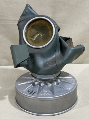 Original WWII German People's Gas Mask Set, Mask and Filter