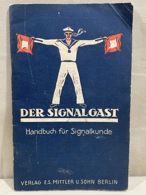 Original WWII German THE SIGNAL GUEST Book, DER SIGNALGAST