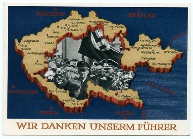 Original Nazi Era German Personality Postcard, HITLER