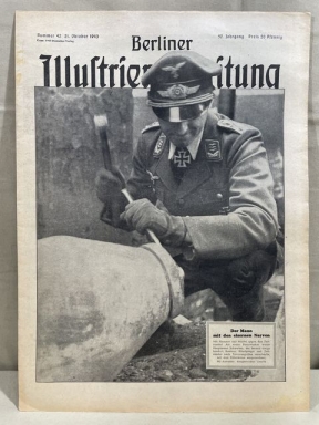 HOLD! Original WWII German Magazine, Berliner Illustrierte Zeitung