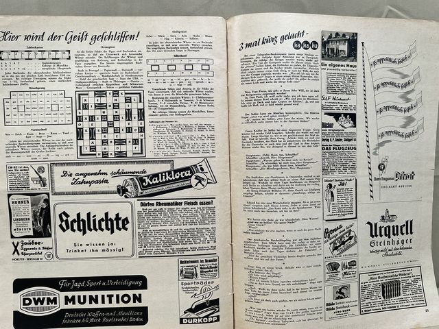 ドイツ国防軍機関誌Die Wehrmacht 1941年1月1日発行 Nazi DIE WEHRMACHT Magazines from 1941