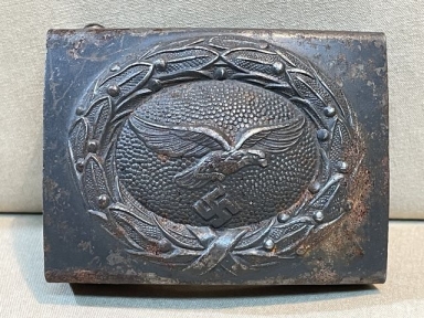 Original WWII German Luftwaffe EM/NCO Belt Buckle, Steel