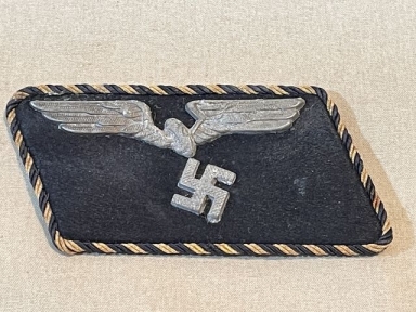 Original Nazi Era German Railroad Official's Collar Tab (Single), Deutsche Reichsbahn
