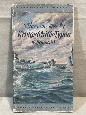 Original WWII German What You Need to Know about the Warship Types Book, Kriegsschiffs-Typen