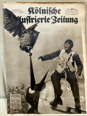 Original WWII German Kölnische Illustrierter Zeitung Magazine, August 1940