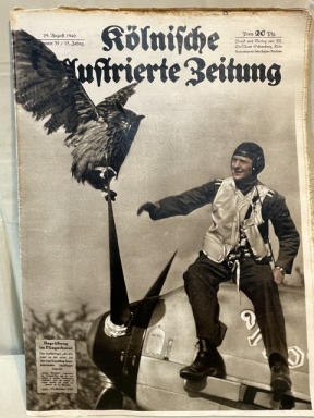 Original WWII German Klnische Illustrierter Zeitung Magazine, August 1940