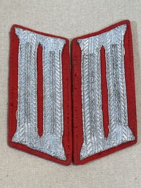 Original WWII German ARTILLERY EM/NCO Collar Tabs for Waffenrock, Pair