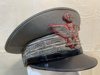 Original WWII Italian Division Level General's Visor Hat