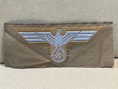 Original WWII German Heer (Army) Tropical EM/NCO Overseas Cap Eagle