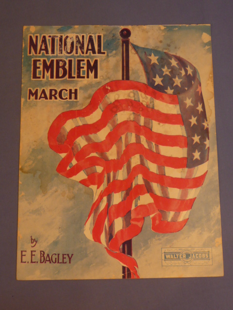 Original Post-WWI US Sheet Music, The NC-4 March