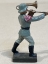Original Nazi Era German Marching Trombone Player Toy Soldier, LINEOL