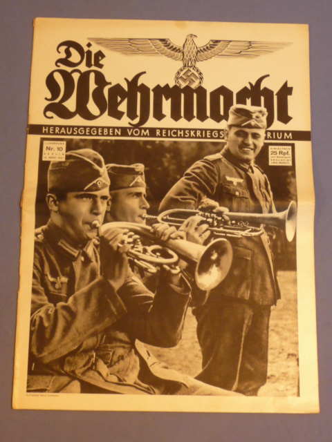 Original 1937 German Magazine, Die Wehrmacht