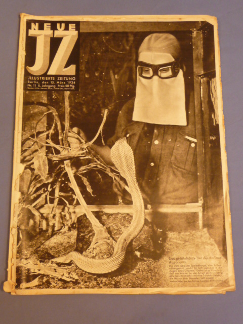 Original 1934 German Magazine, Illustrierte Zeitung