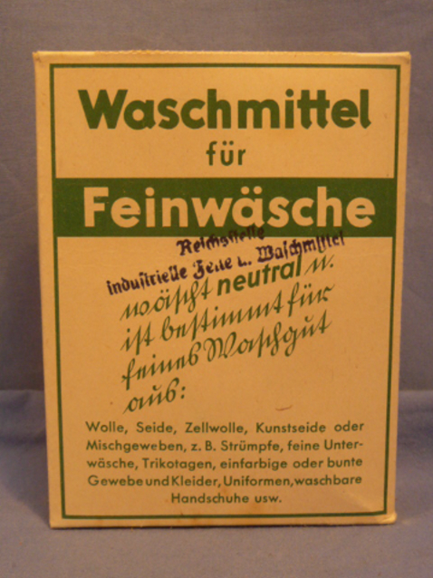 Original WWII German Laundry Detergent (for UNIFORMS), 40 Liter Size