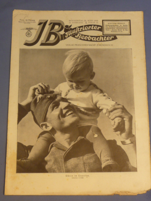 Original WWII German Magazine, Illustrierter Beobachter