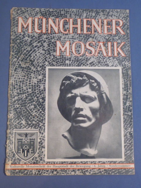 Original WWII German Art Magazine, M�NCHENER MOSAIK