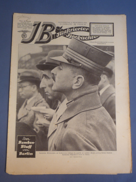 Original WWII German Magazine, Illustrierter Beobachter