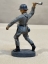 Original Nazi Era German Toy Soldier, French Soldier Throwing Grenade, ELASTOLIN