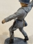 Original Nazi Era German Toy Soldier, French Soldier Throwing Grenade, ELASTOLIN