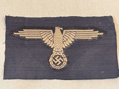 Original WWII German Waffen-SS Tropical Sleeve Eagle, UNUSED