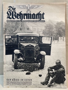 Original WWII German Die Wehrmacht Magazine, July 1941