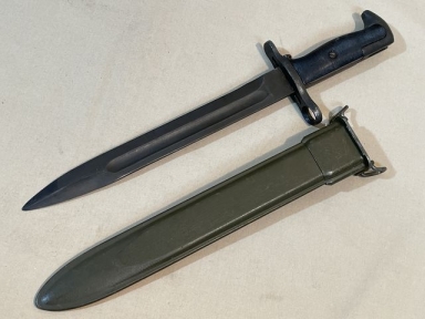 Original WWII US M1 Garand Bayonet and Scabbard
