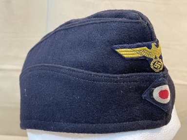 Original WWII German Kriegsmarine (Navy) EM/NCO Overseas Cap