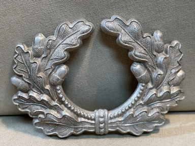 Original Pre-WWII German Army (Heer) Visor Cap Wreath, 1937 Dated