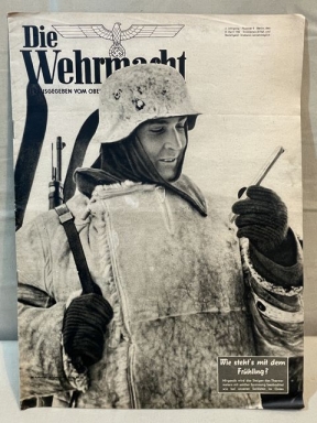 HOLD! Original WWII German Die Wehrmacht Magazine, April 1942