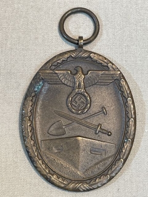 Original WWII German West Wall Medal