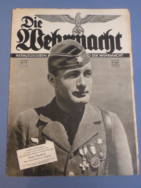 Original 1939 German Magazine, Die Wehrmacht - LEGION CONDOR!