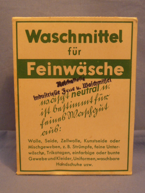 Original WWII German Laundry Detergent (for UNIFORMS), 40 Liter Size
