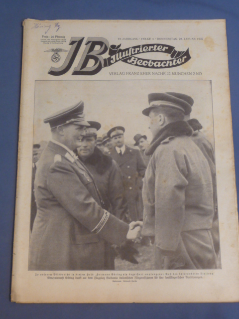 Original 1937 German Magazine, Illustrierter Beobachter