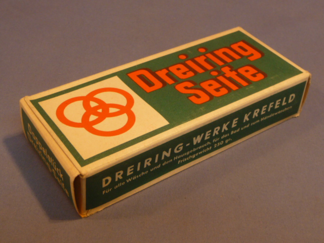 Original WWII Era German Boxed Soap, Three Ring Brand
