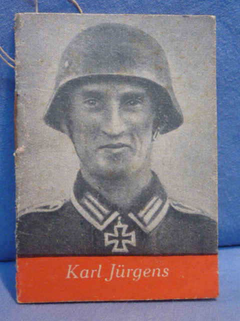 Original WWII German WHW Donation Booklet, Karl J�rgens