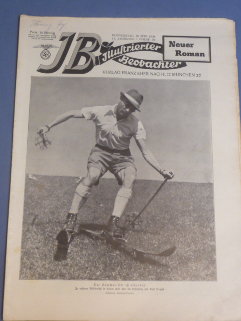 Original 1938 German Magazine, Illustrierter Beobachter