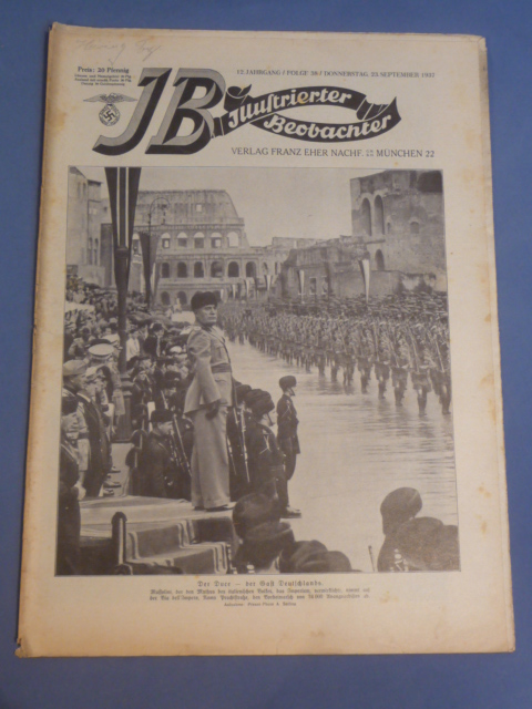 Original 1937 German Magazine, Illustrierter Beobachter