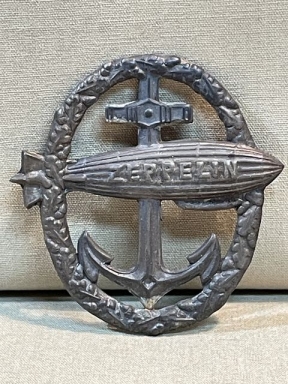 POSTWAR FANTASY Badge with Zeppelin