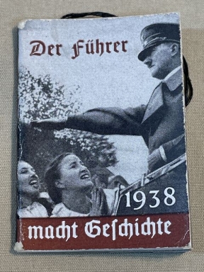 Original Nazi Era German WHW Donation Booklet, DES FHRERS