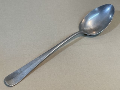 Original WWII German Luftwaffe Mess Hall Aluminum Serving Spoon