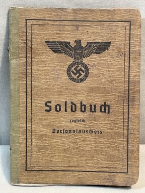 Original WWII German Heer (Army) Soldbuch, BLANK