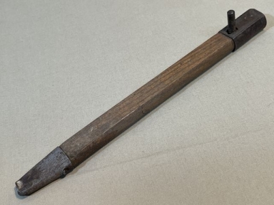 Original WWII German Soldiers Wood & Steel Tent Peg