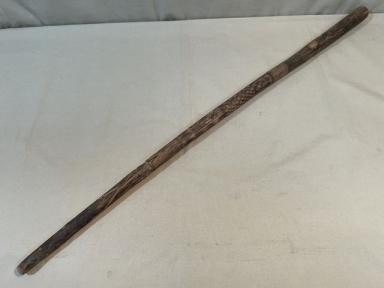 Original WWII German Officer's Hand Carved Walking Stick, Russia 1941-43